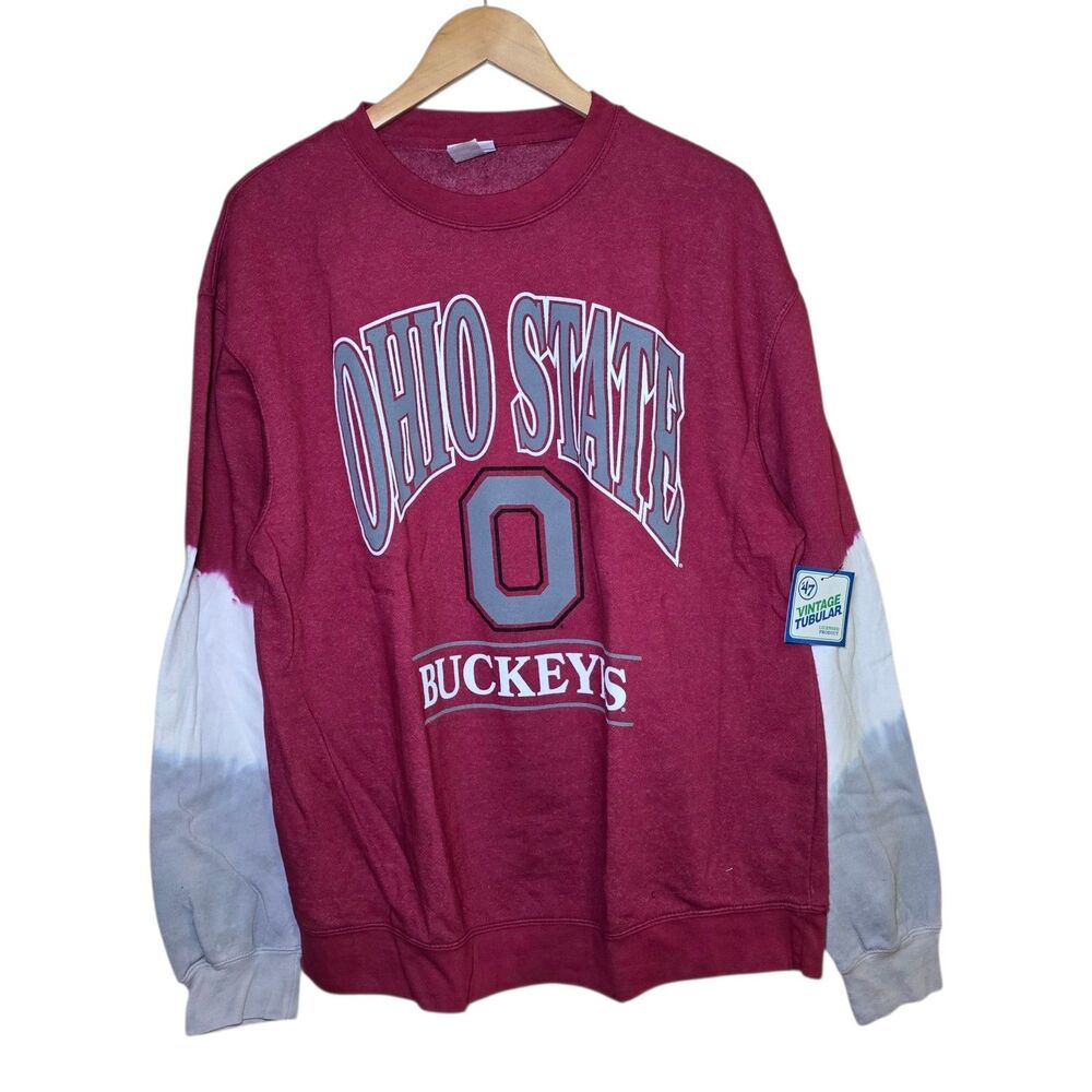 Ohio State Buckeyes '47 Brand Vintage Tubular Crewneck Sweatshirt Adult Large